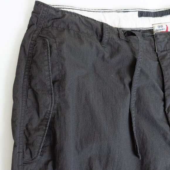 Relwen Military Roll-Up Pants Dark Smoke Lightweight Utility Huckberry 36x32 - Picture 6 of 16